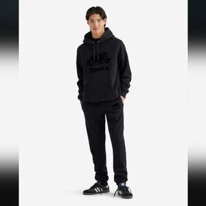 Roots Classic Black Triple Black Hoodie And Sweatpants Like New Worn Once
